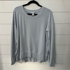 Athleta Coaster Luxe Recover Sweatshirt -light blue